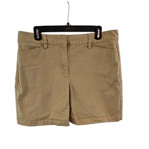 3/$25 Lands' End Women's  Size 12 Khaki Shorts Mid Rise